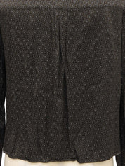 Paisley pattern shirt in dark brown/navy