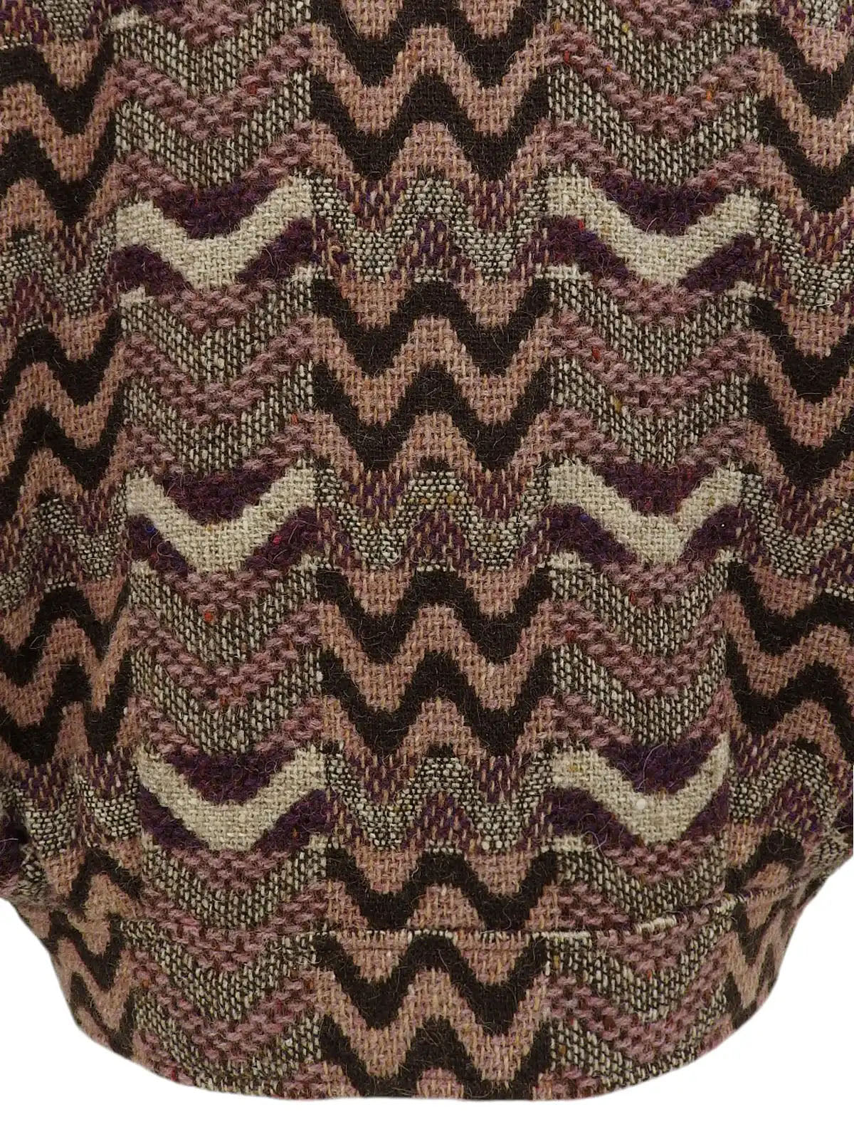 Design pattern jacket in pink/brown