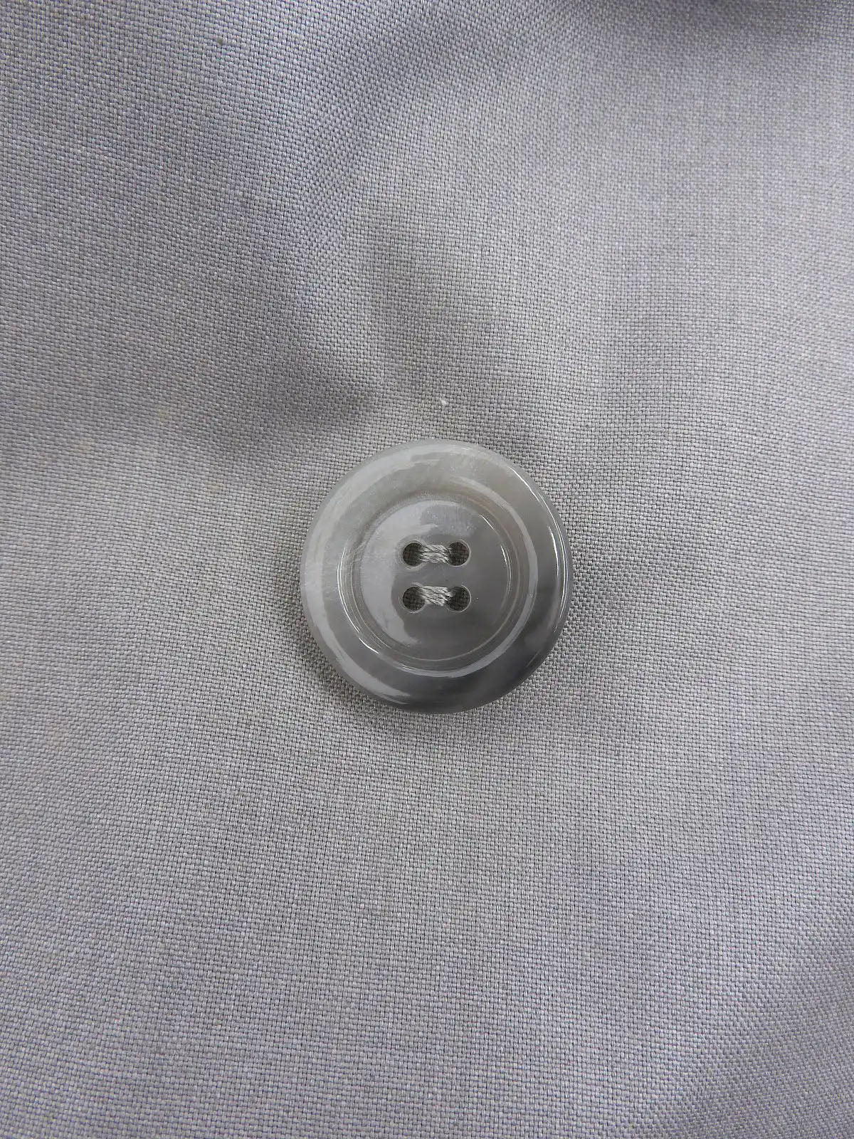 Design Button Coat Gray