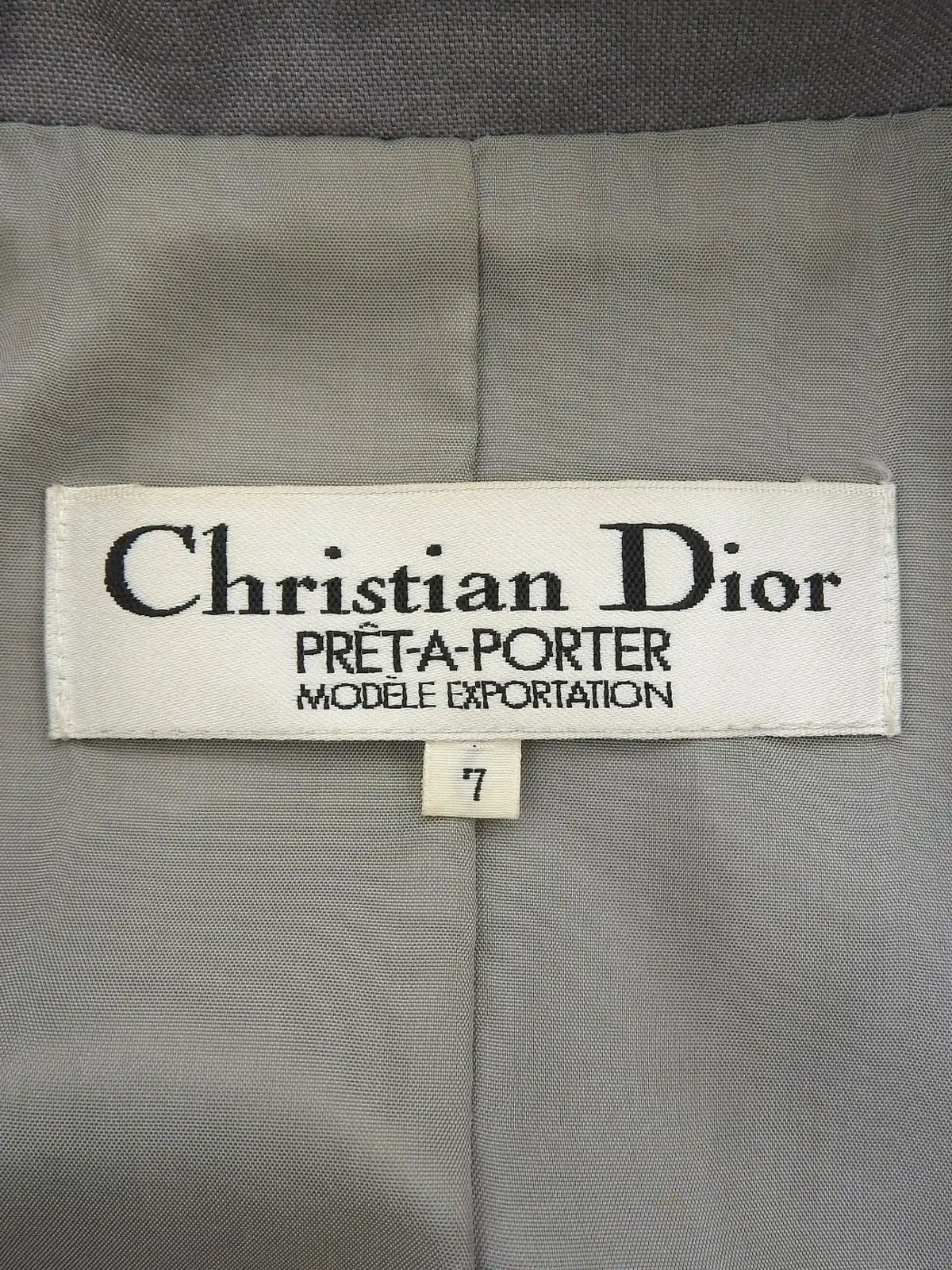 デザインボタンコート グレー