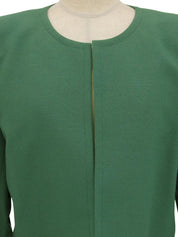 绿色羊毛短外套