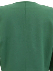 绿色羊毛短外套