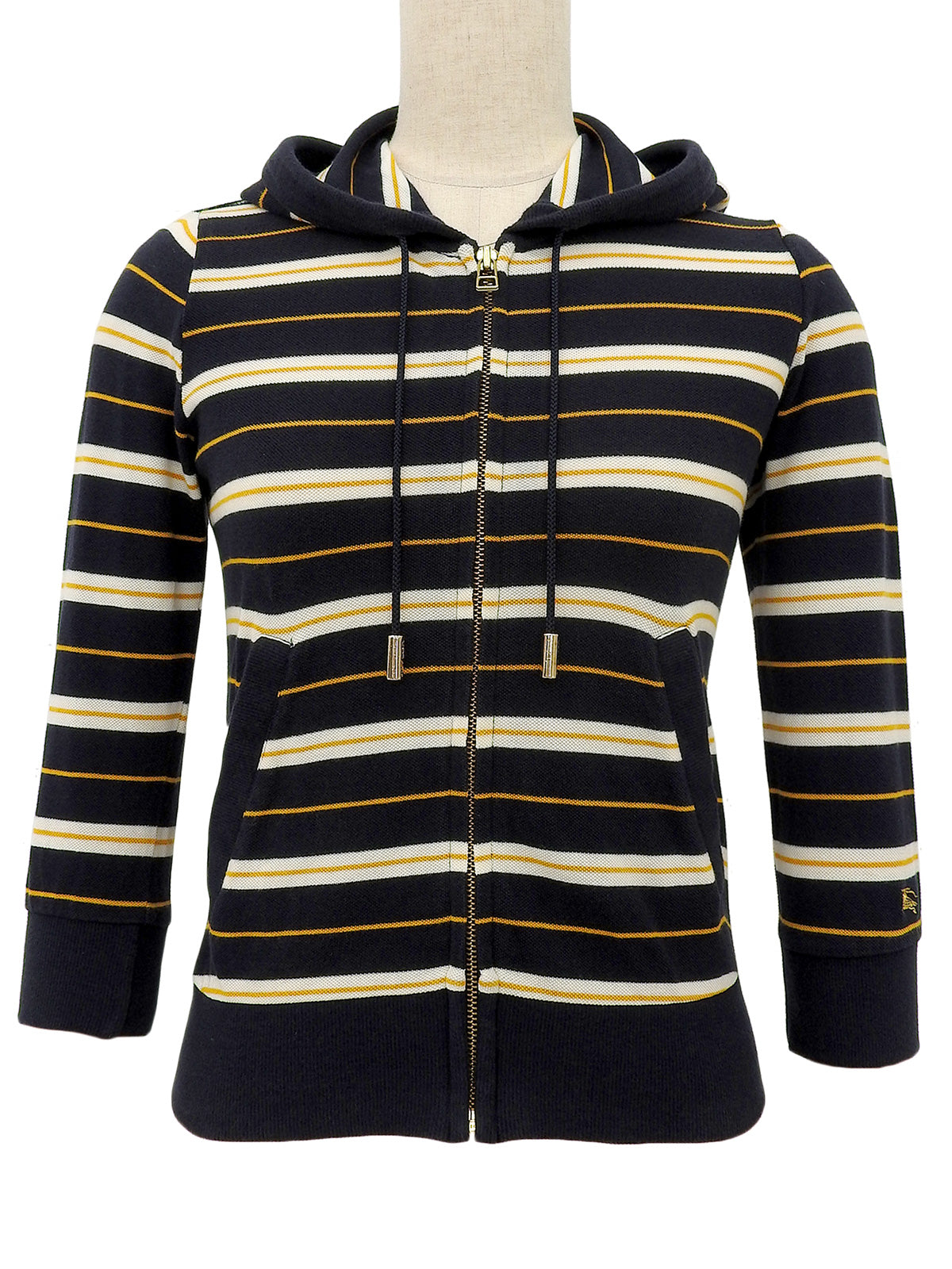 Border Pattern Hoodie Black/Multi