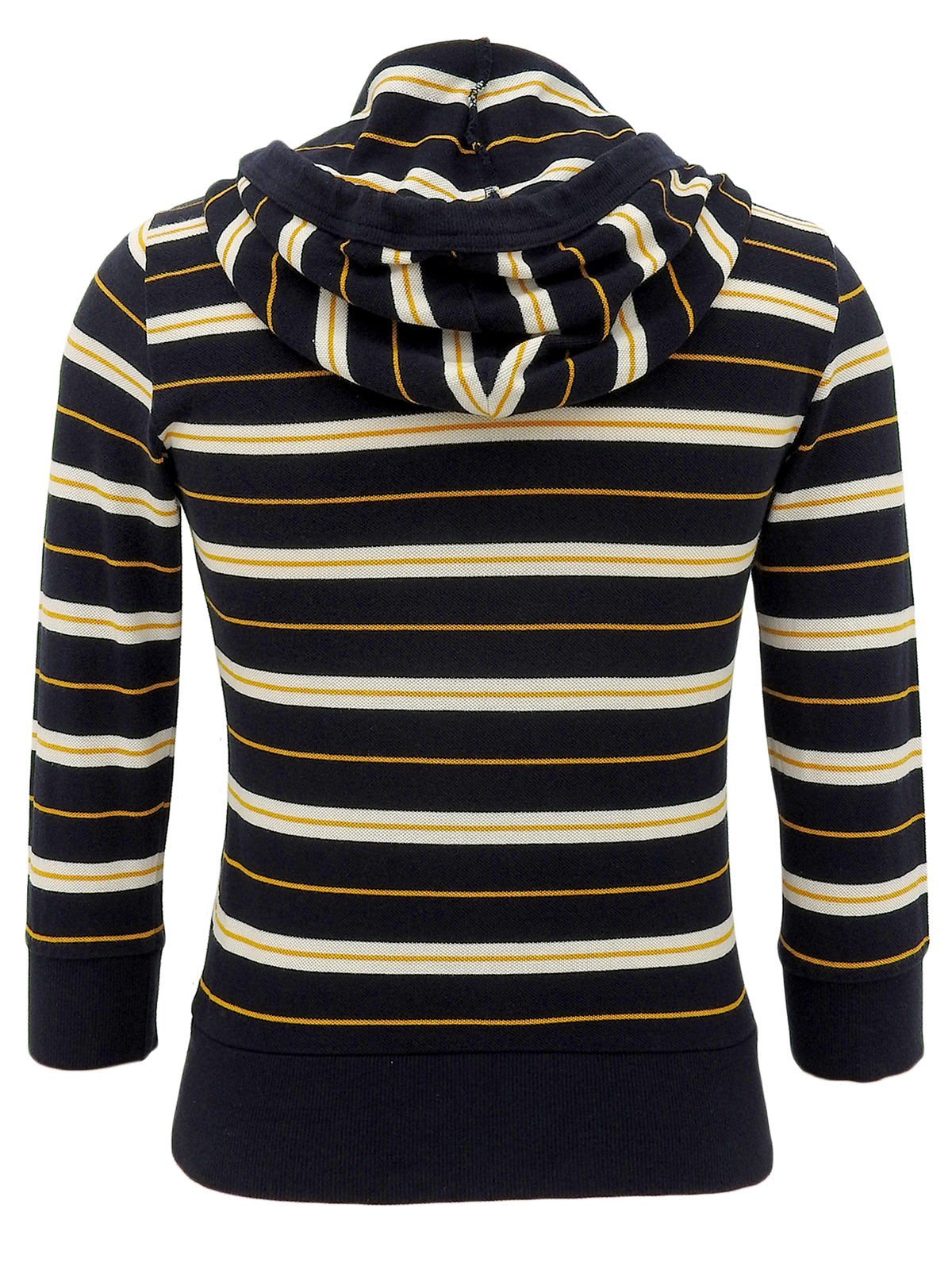 Border Pattern Hoodie Black/Multi