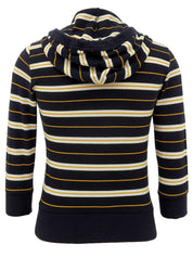 Border Pattern Hoodie Black/Multi