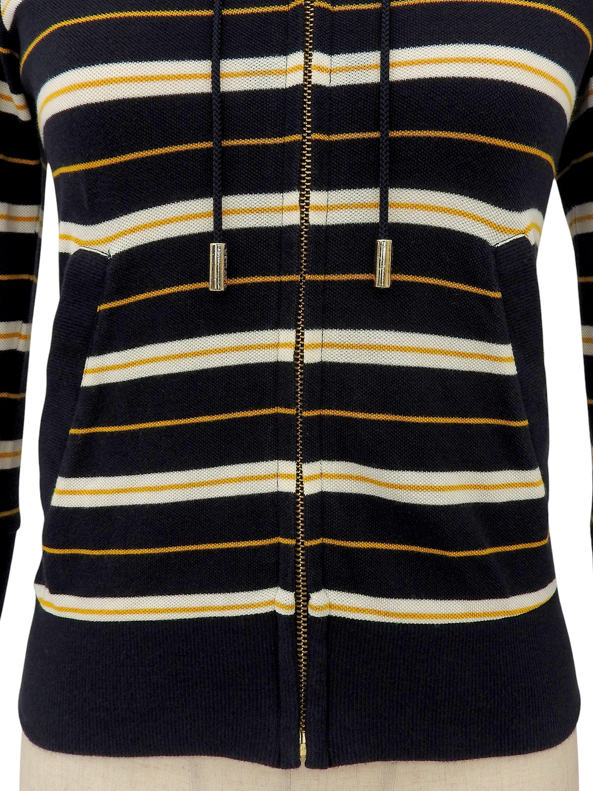 Border Pattern Hoodie Black/Multi