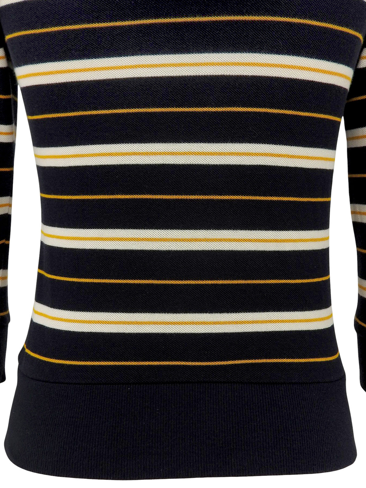 Border Pattern Hoodie Black/Multi