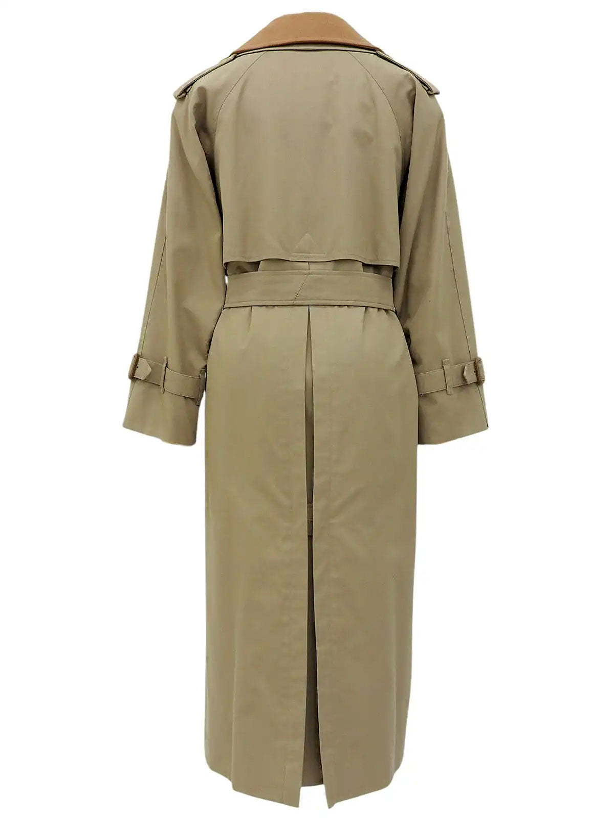 Beige trench coat