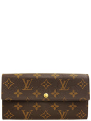 2003年製 キャンバスモノグラムポルトモネクレディ ブラウン