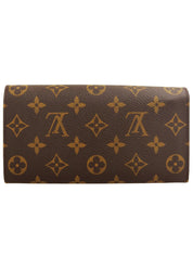 2003 Canvas Monogram Porte Monnaie Credit Brown