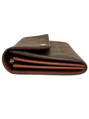 2003年製 キャンバスモノグラムポルトモネクレディ ブラウン