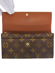 2003 Canvas Monogram Porte Monnaie Credit Brown