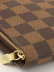 2003年製 キャンバスダミエロングウォレット ブラウン