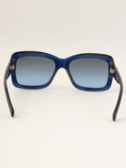 サイドカメリアCCマークサングラス ネイビー