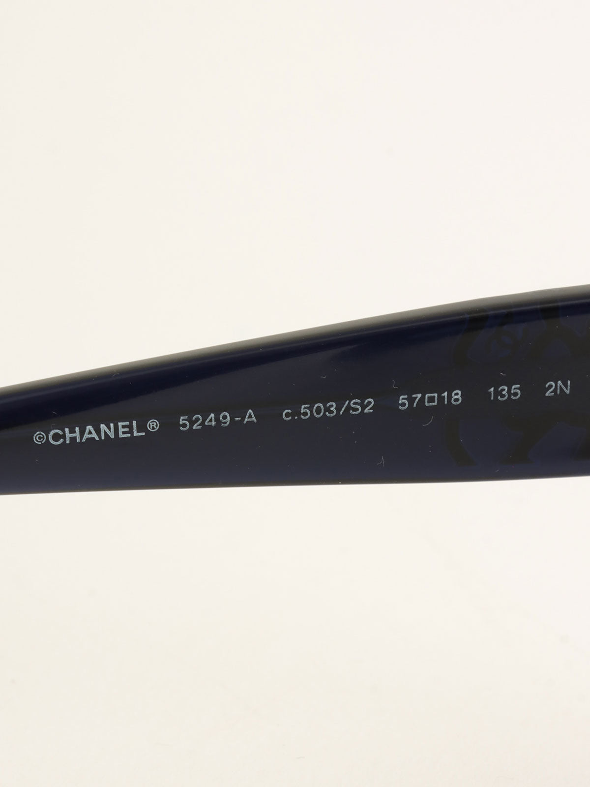 サイドカメリアCCマークサングラス ネイビー