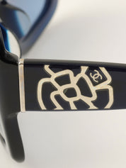 サイドカメリアCCマークサングラス ネイビー