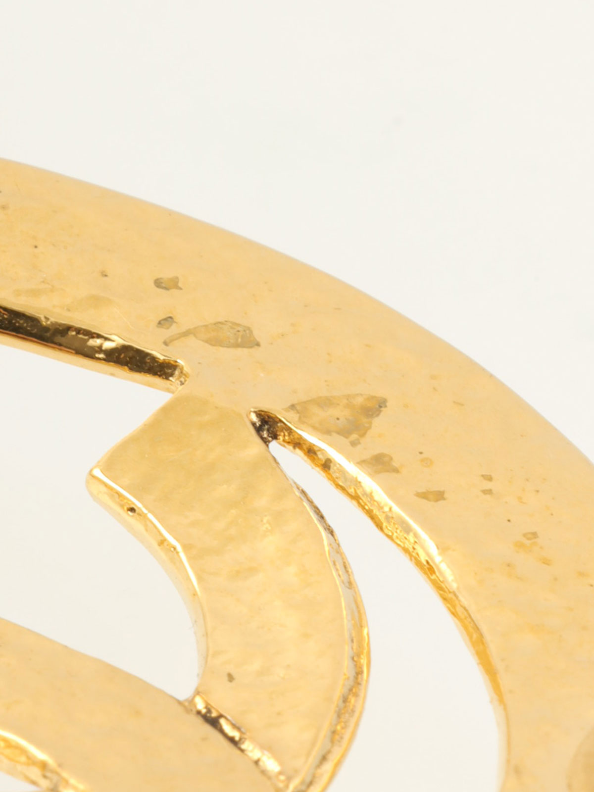 1994年製 ラウンドカットアウトCCマークブローチ ゴールド