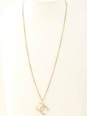 2004年製 ラインストーンCCマーククリアネックレス ゴールド/マルチ