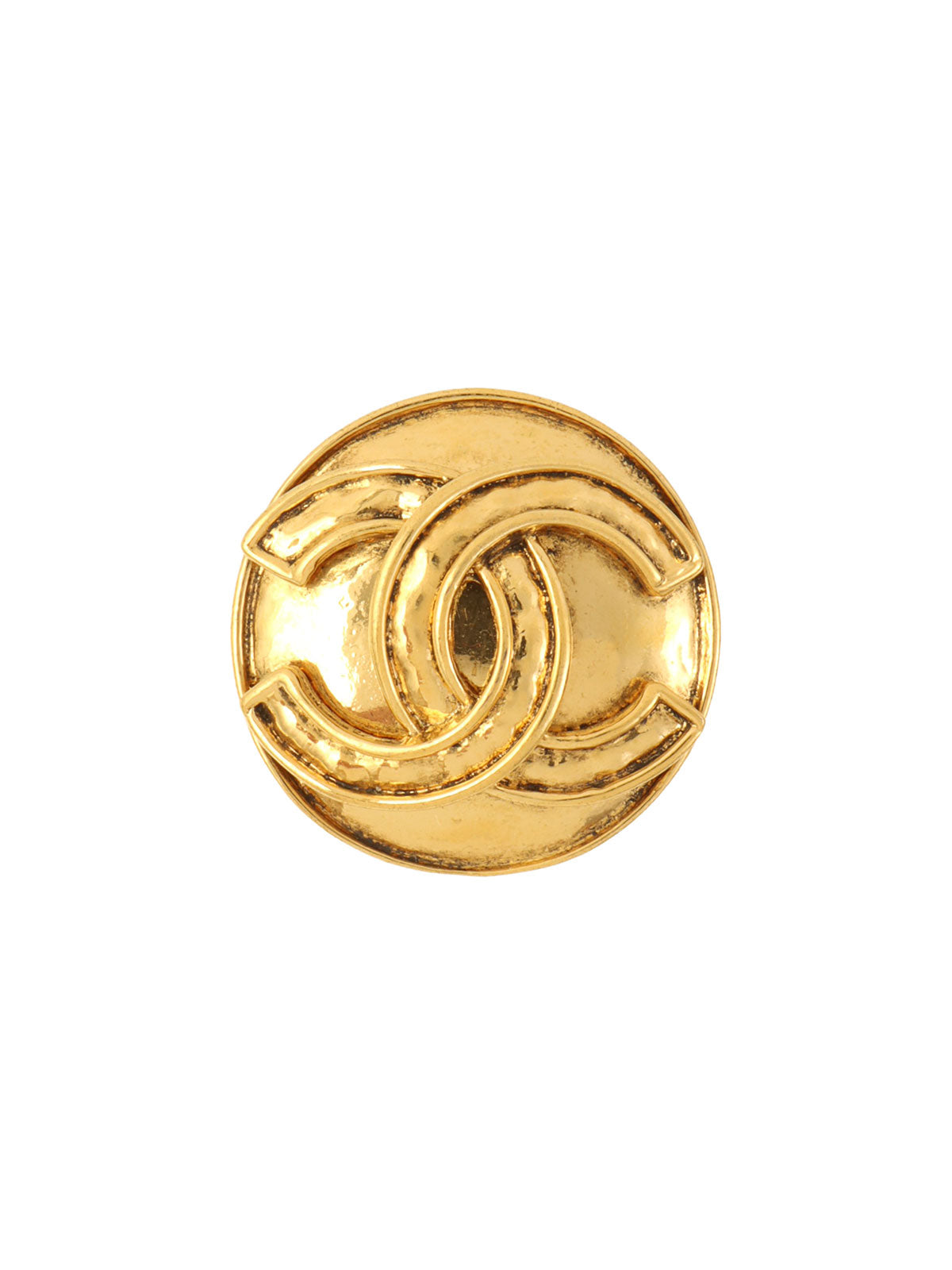 1994年製　ラウンドCCマークブローチ　ゴールド