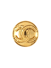 1994年製　ラウンドCCマークブローチ　ゴールド