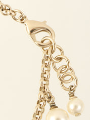 2011 CC Mark Pearl Bracelet Gold/White
