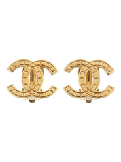 2003年製　デザインCCマークイヤリング　ゴールド