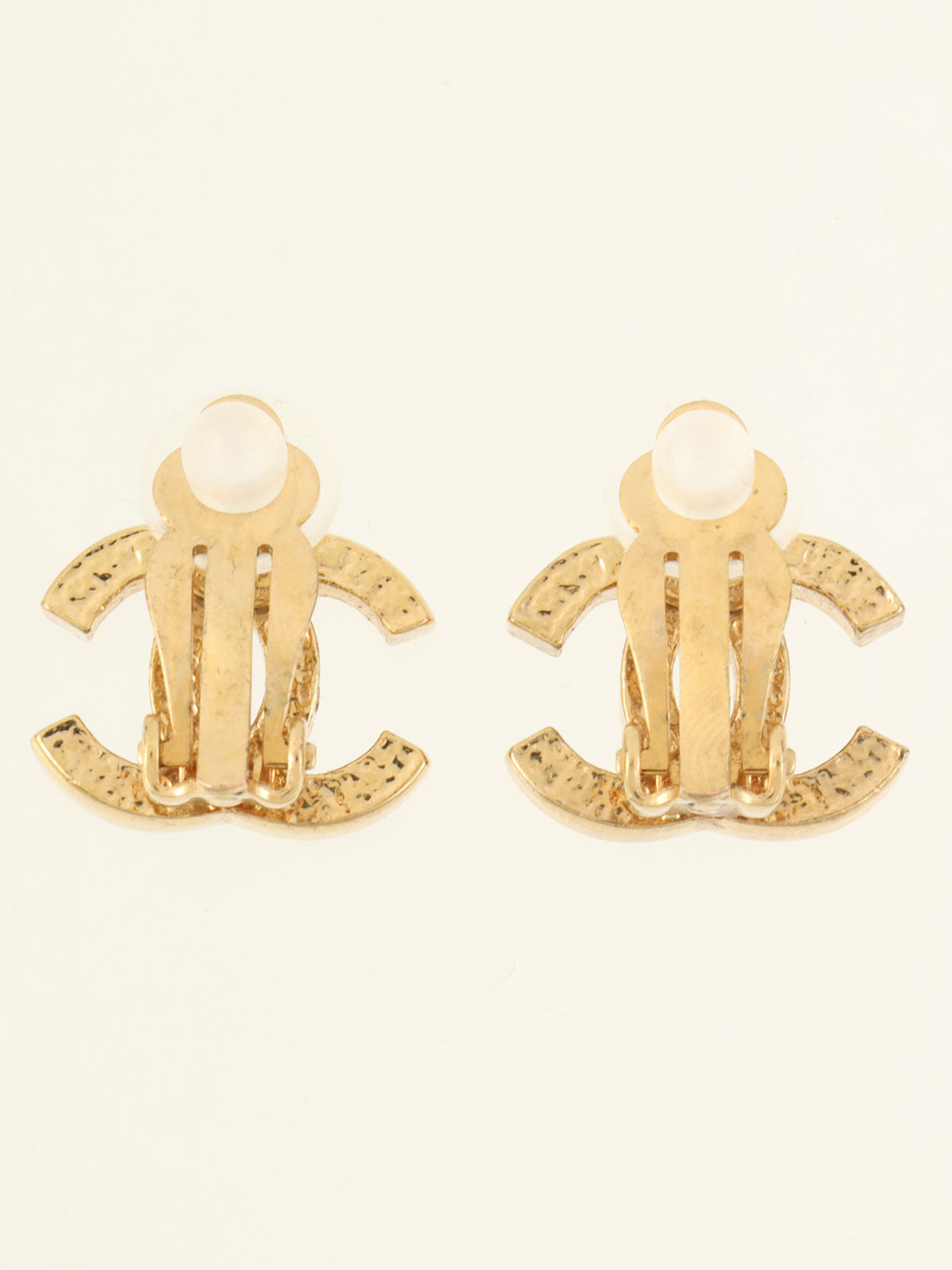 2003年製　デザインCCマークイヤリング　ゴールド