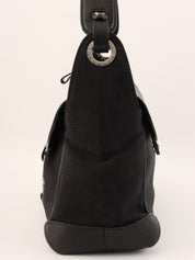 ブルガリブルガリロゴマニアワンショルダーバッグ ブラック