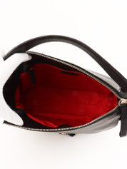 ブルガリブルガリロゴマニアワンショルダーバッグ ブラック