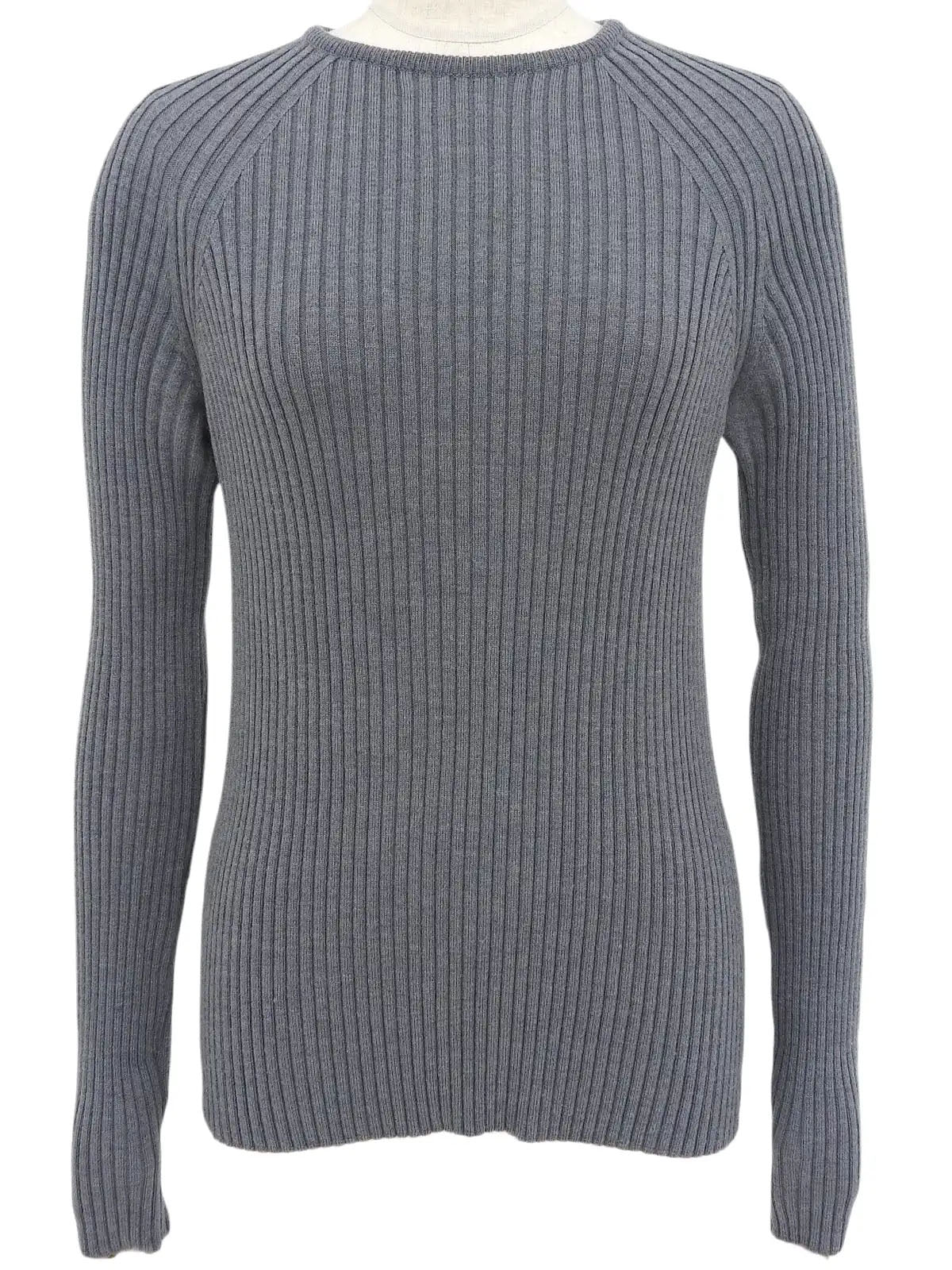 Macadam Stud Knit Top in Grey