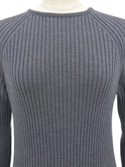 Macadam Stud Knit Top in Grey