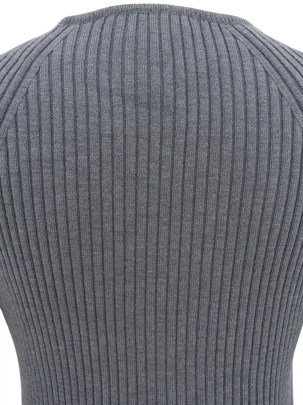 Macadam Stud Knit Top in Grey