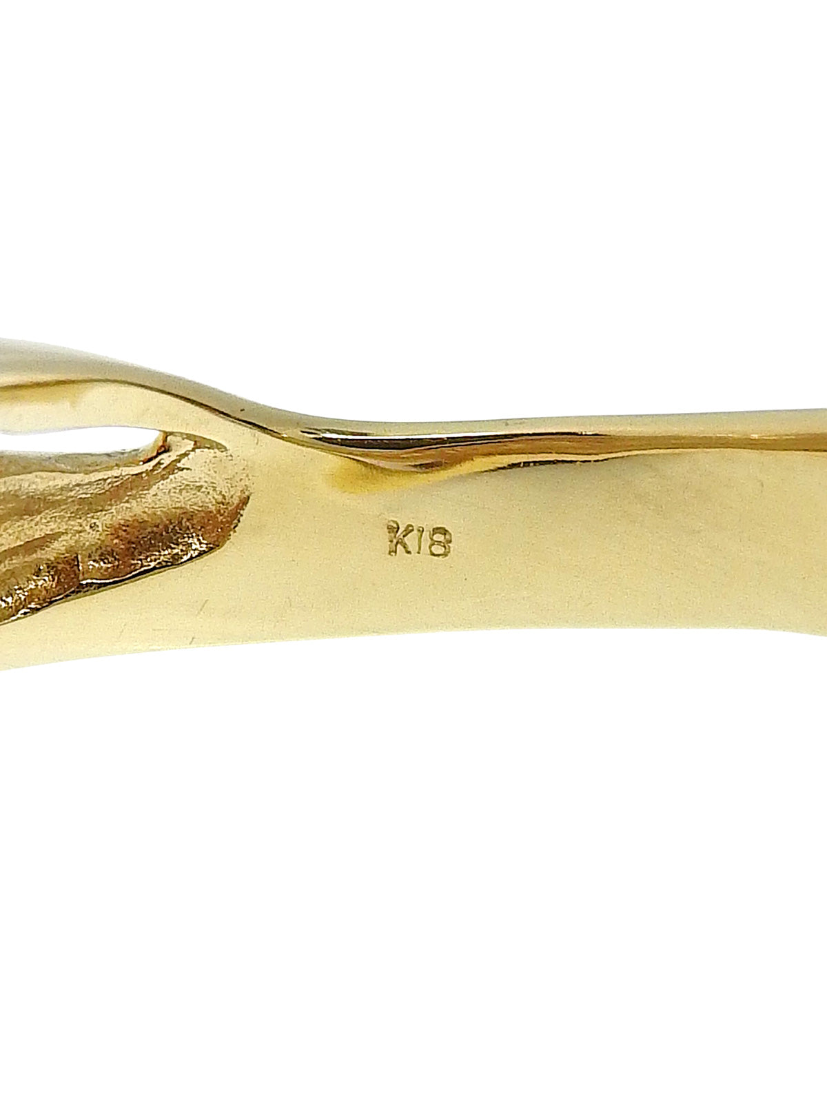 18Kダイヤモンドデザインリング ゴールド