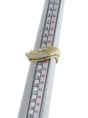 18Kダイヤモンドデザインリング ゴールド