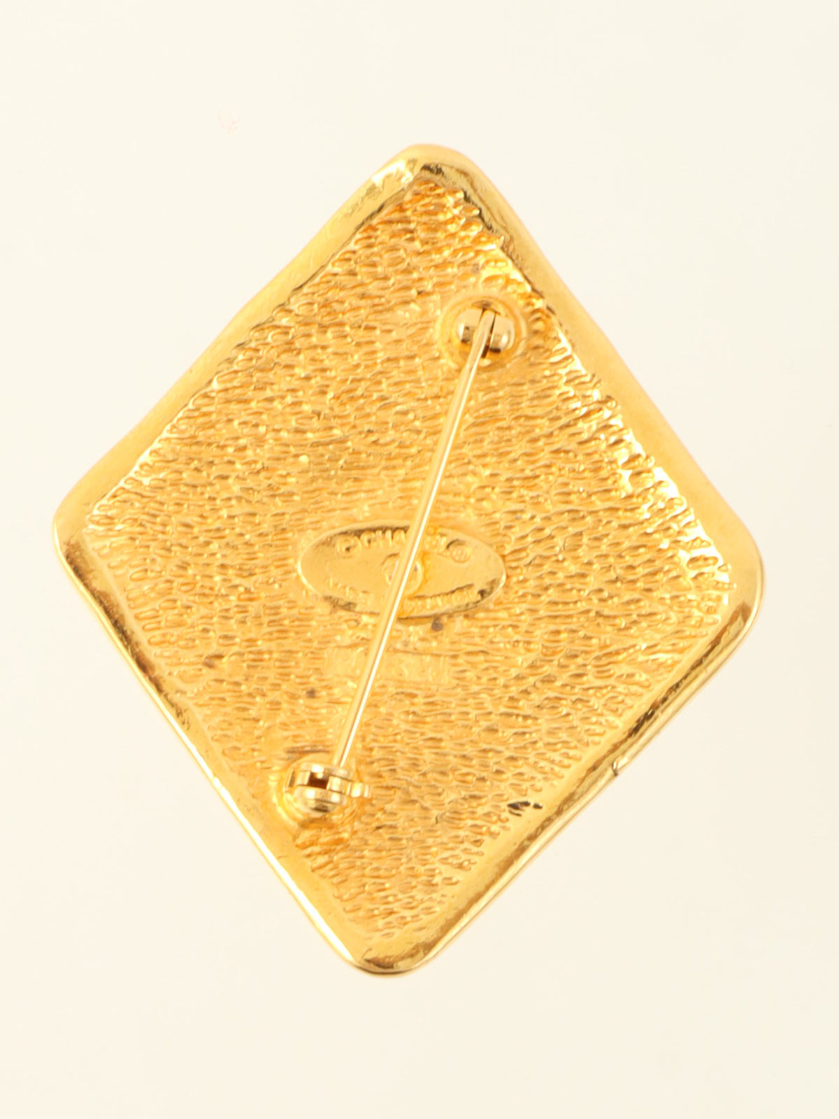 CCマークブローチ ゴールド