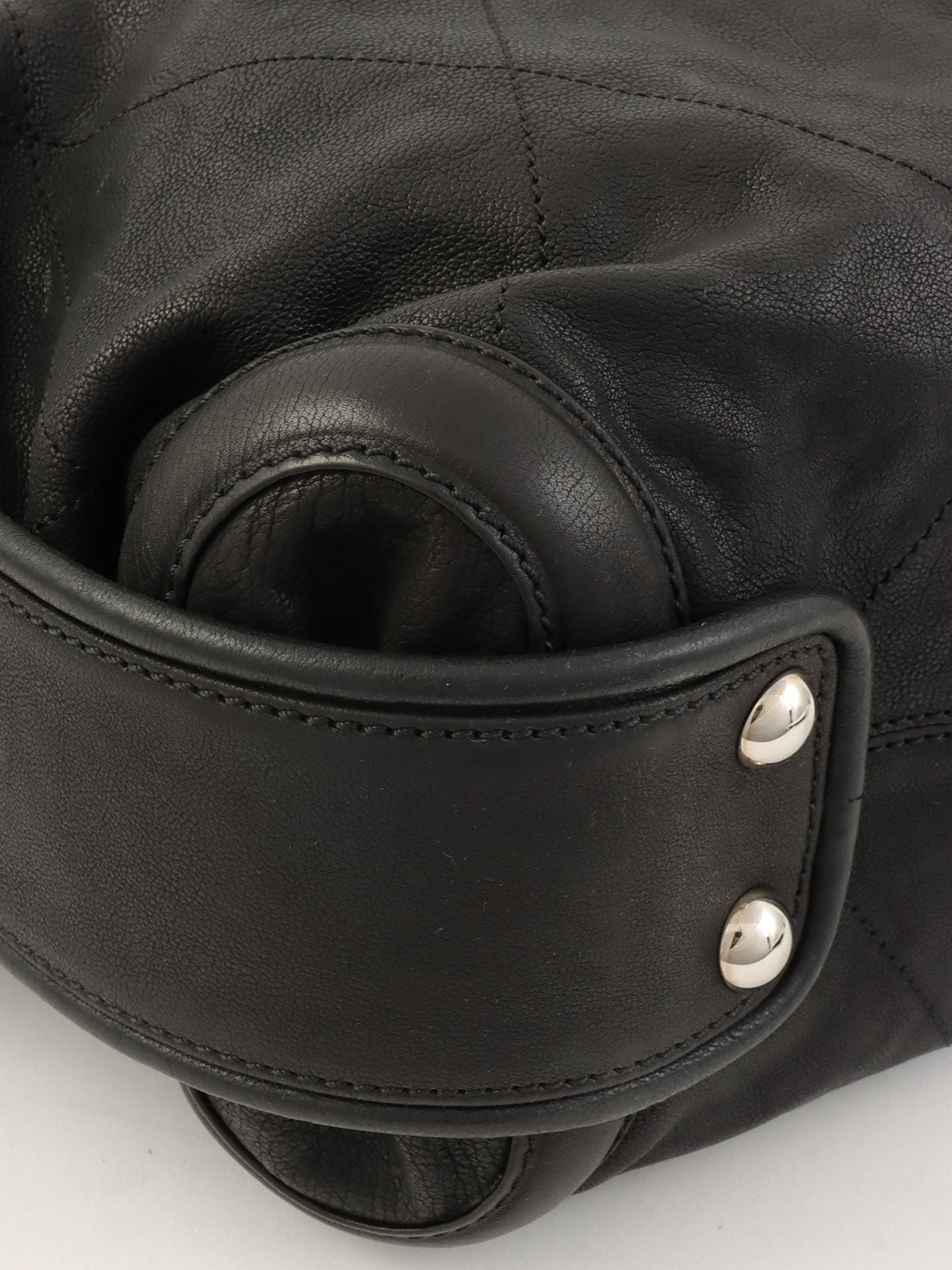 2005年頃製 CCマークチャームハンドバッグ ブラック