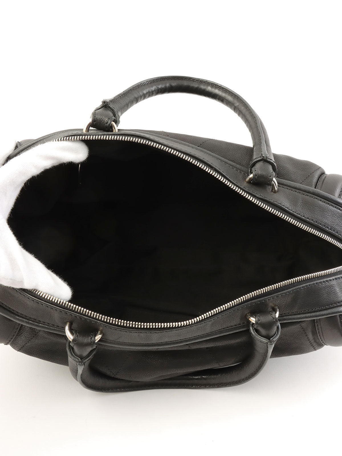 2005年頃製 CCマークチャームハンドバッグ ブラック