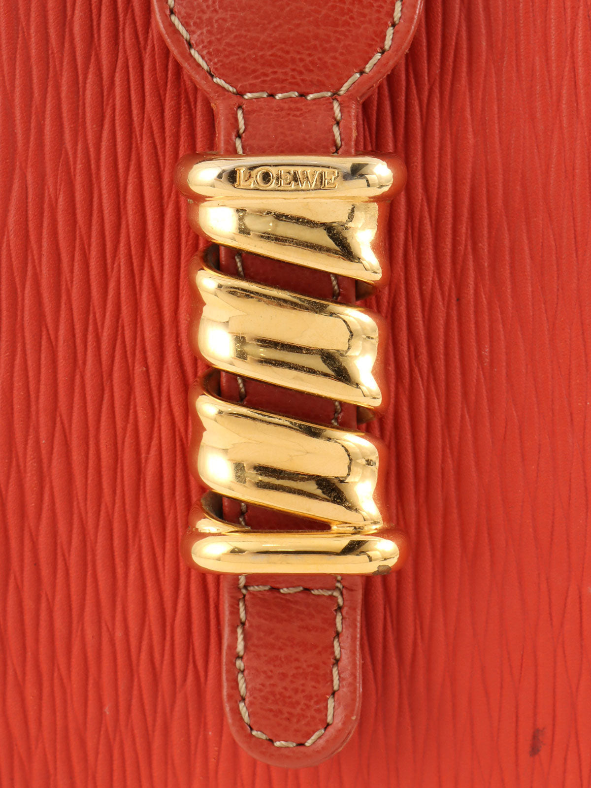 ベラスケスショルダーバッグ コーラルレッド