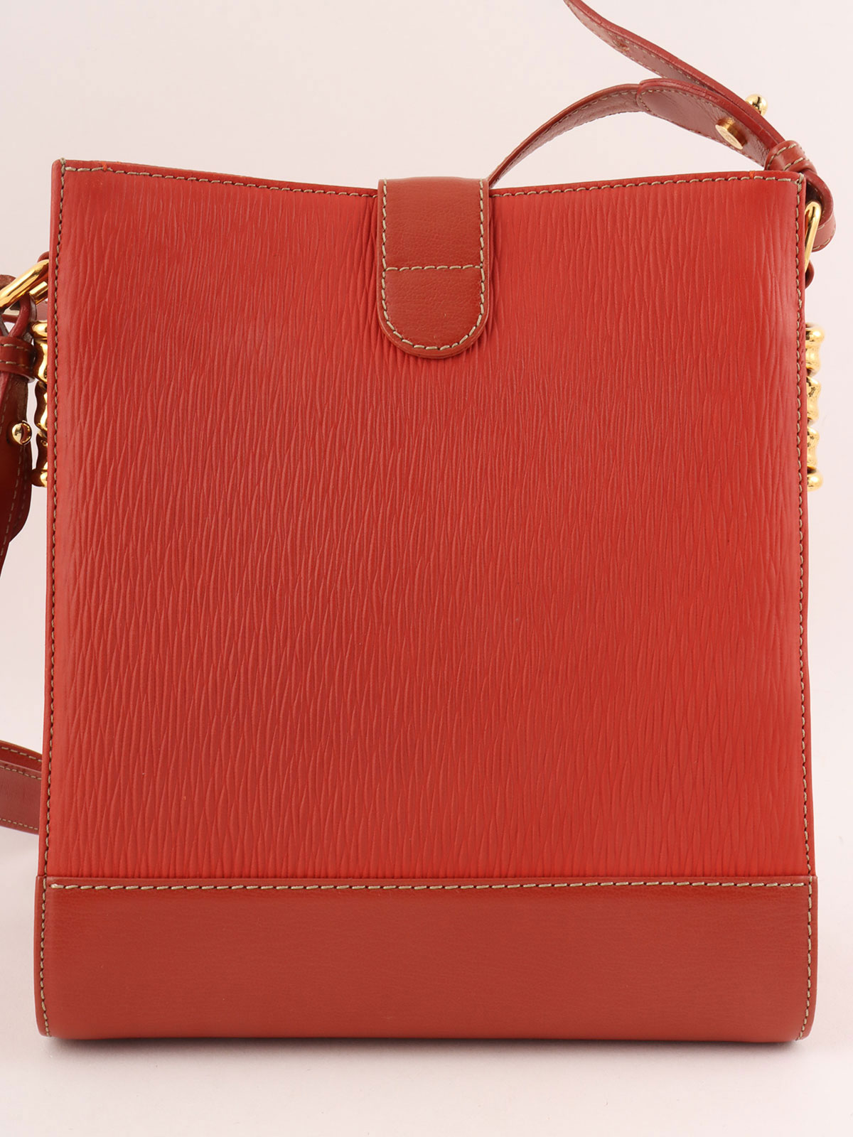 ベラスケスショルダーバッグ コーラルレッド