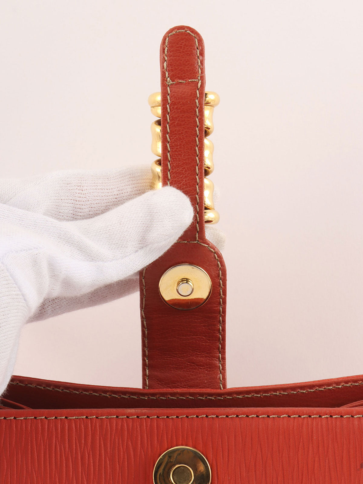 ベラスケスショルダーバッグ コーラルレッド