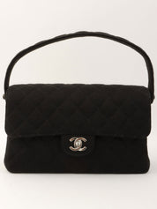 1997年頃製 コットンダブルフェイスCCターンロックハンドバッグ ブラック