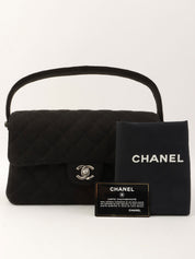 1997年頃製 コットンダブルフェイスCCターンロックハンドバッグ ブラック