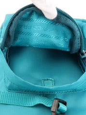 ナイロンロゴプレートバックパック ターコイズブルー