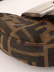 FF Zucca Pattern Mini Mamma Baguette Brown