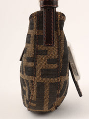 FF Zucca Pattern Mini Mamma Baguette Brown