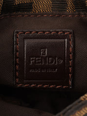 FF Zucca Pattern Mini Mamma Baguette Brown