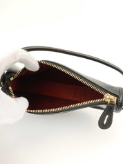 ロゴエンボスミニハンドバッグ ブラック