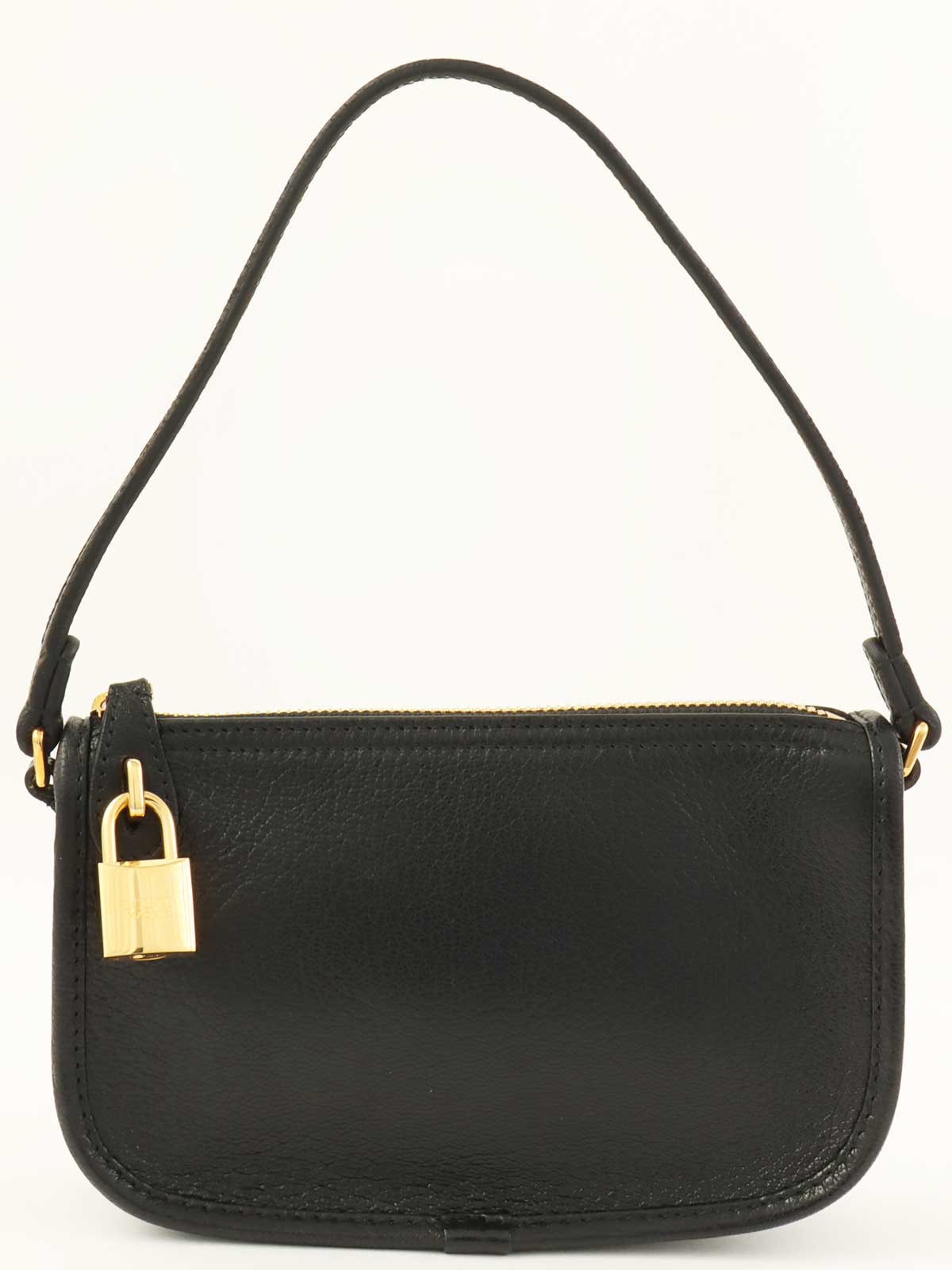 ロゴエンボスミニハンドバッグ ブラック