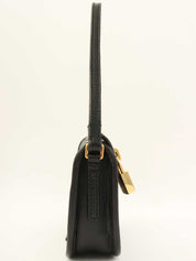 ロゴエンボスミニハンドバッグ ブラック