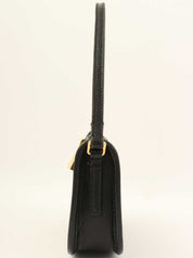 ロゴエンボスミニハンドバッグ ブラック